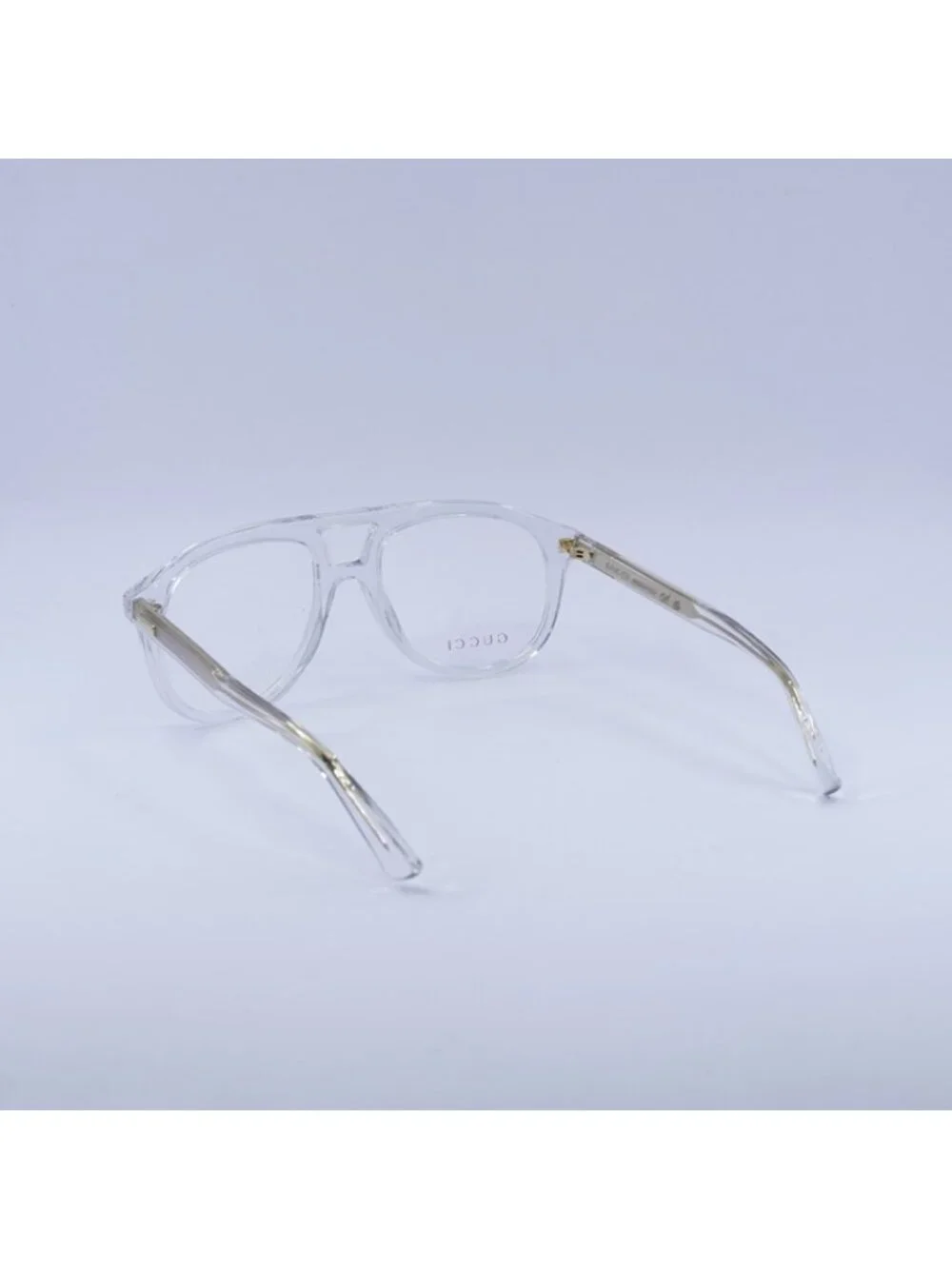 Gucci GG1320O 003 Eyeglasses Transparent 54mm Aviator Frame